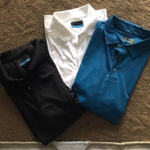 3 Men’s PGA Tour Golf Shirts